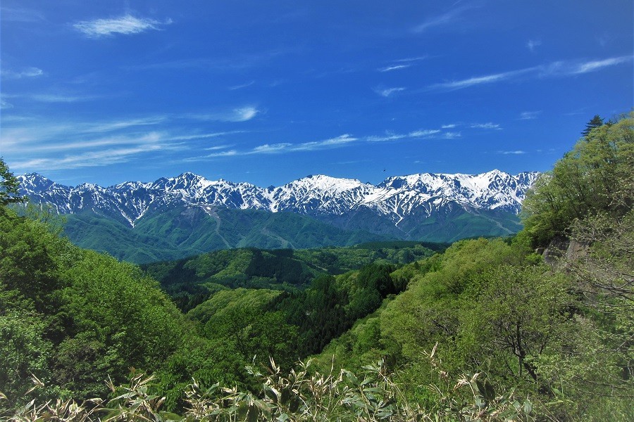 北アルプス遠景