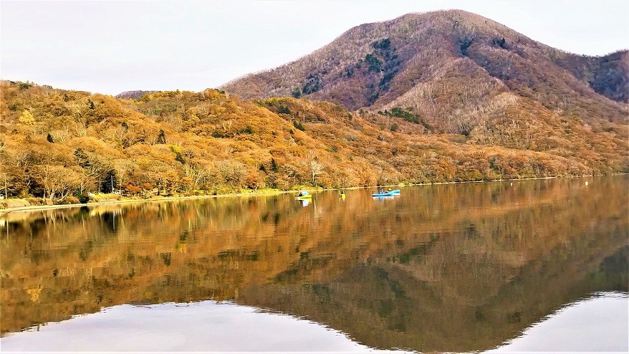 赤城山　大沼ワカサギ釣り